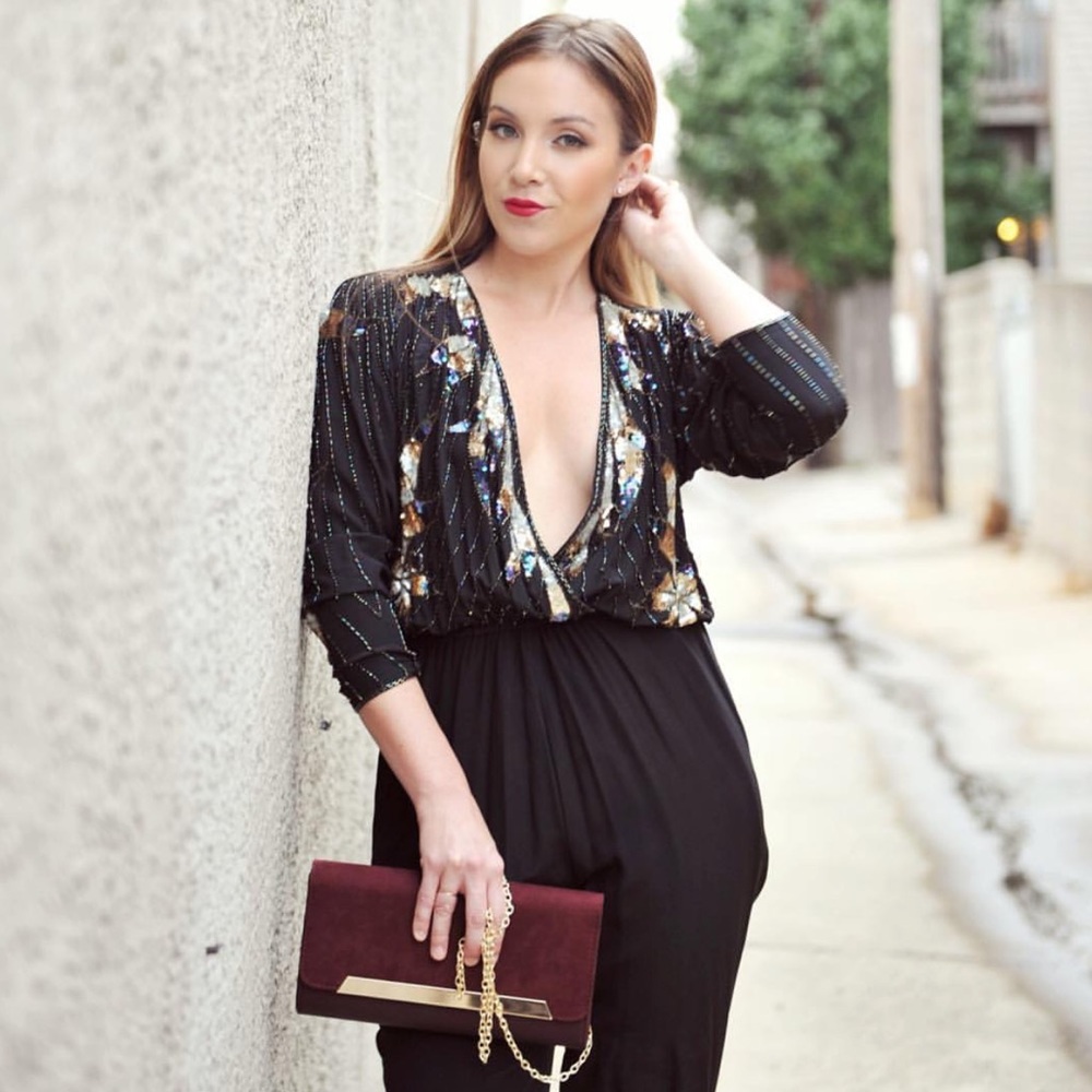 Vintage sequin jumpsuit